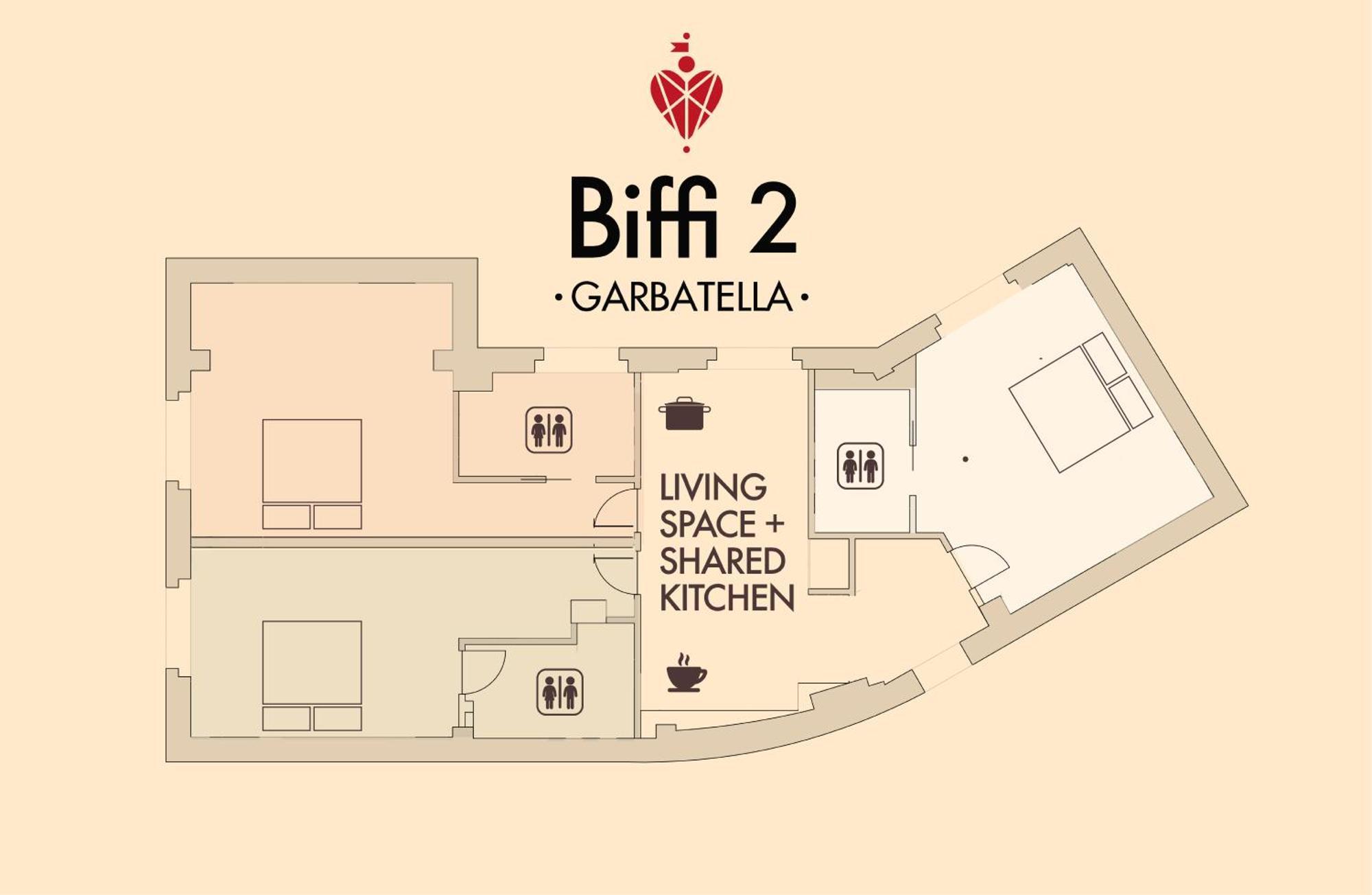 Biffi 2 - Garbatella Rooms Rom Exteriör bild